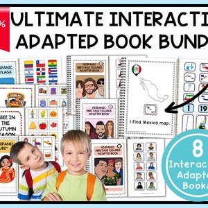 Interactive Adapted Book Bundle, Special Education, Autism (Digital Download)