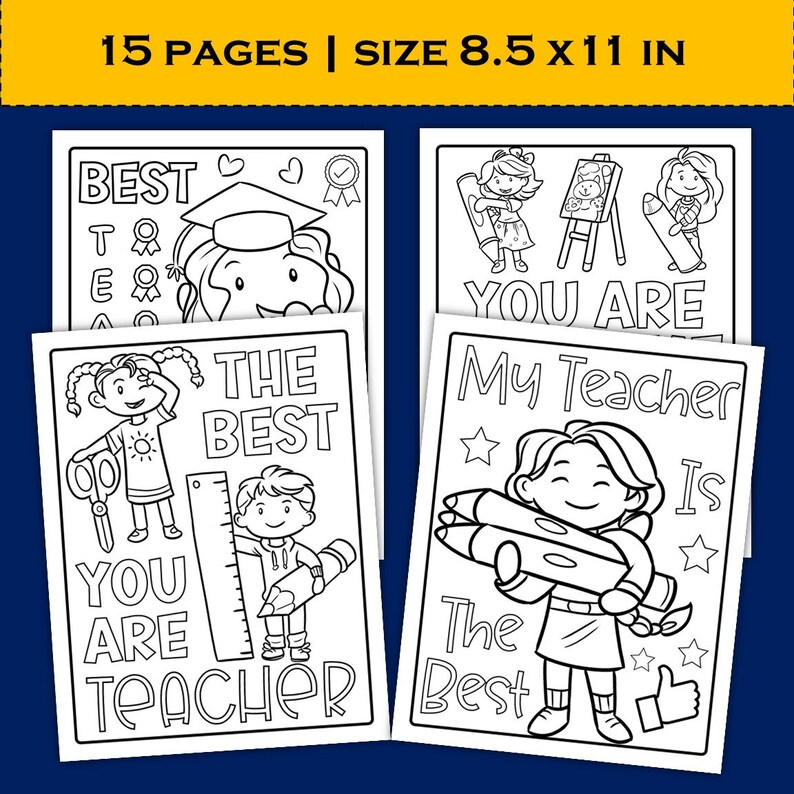 Teacher Appreciation Week Coloring Pages Best Teacher Coloring Page ...