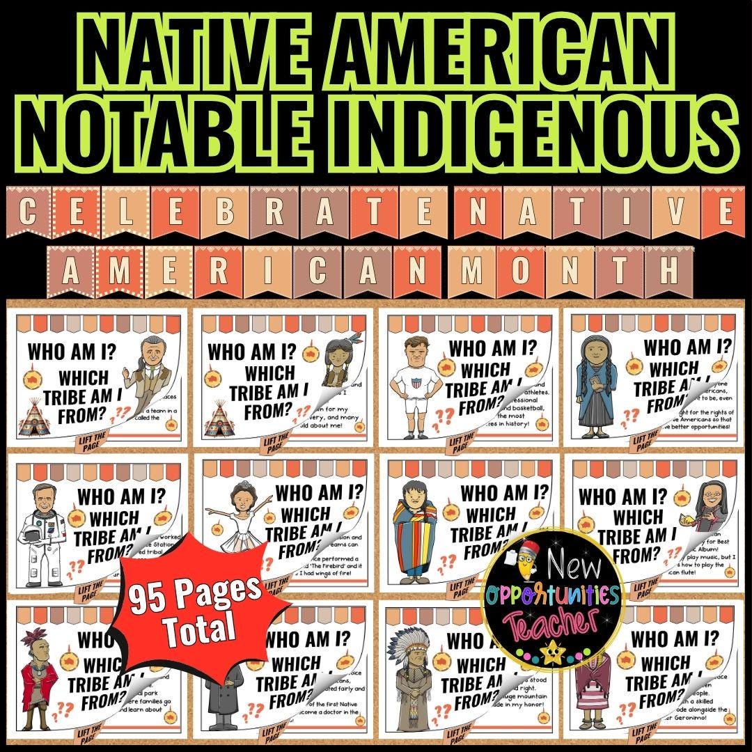 Native American Heritage Month Posters – Interactive Bulletin Board ...