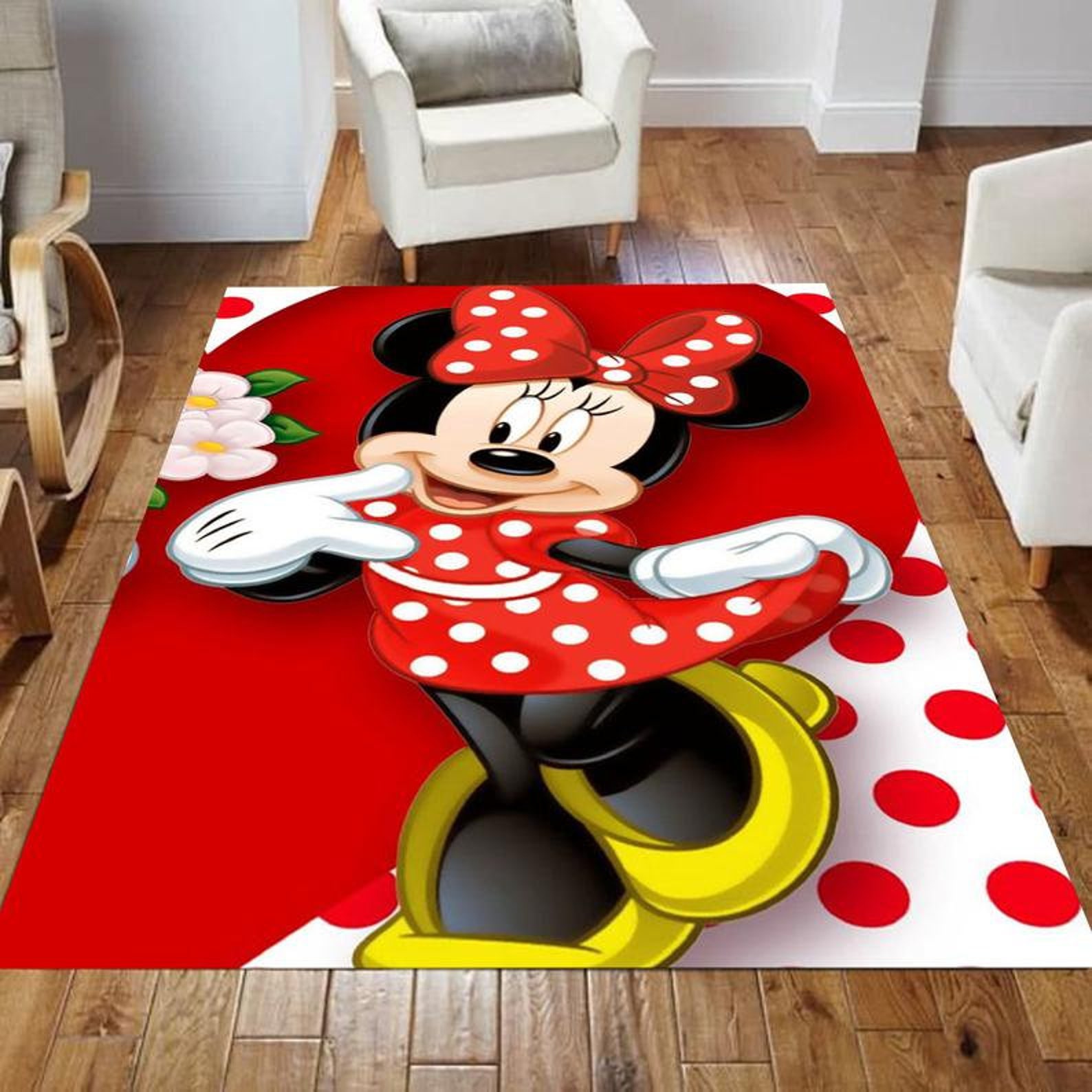 Mickey Mouse Rectangular Rug Gift for Disney Movie Lover Etsy