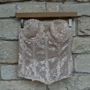 60s pink bustier