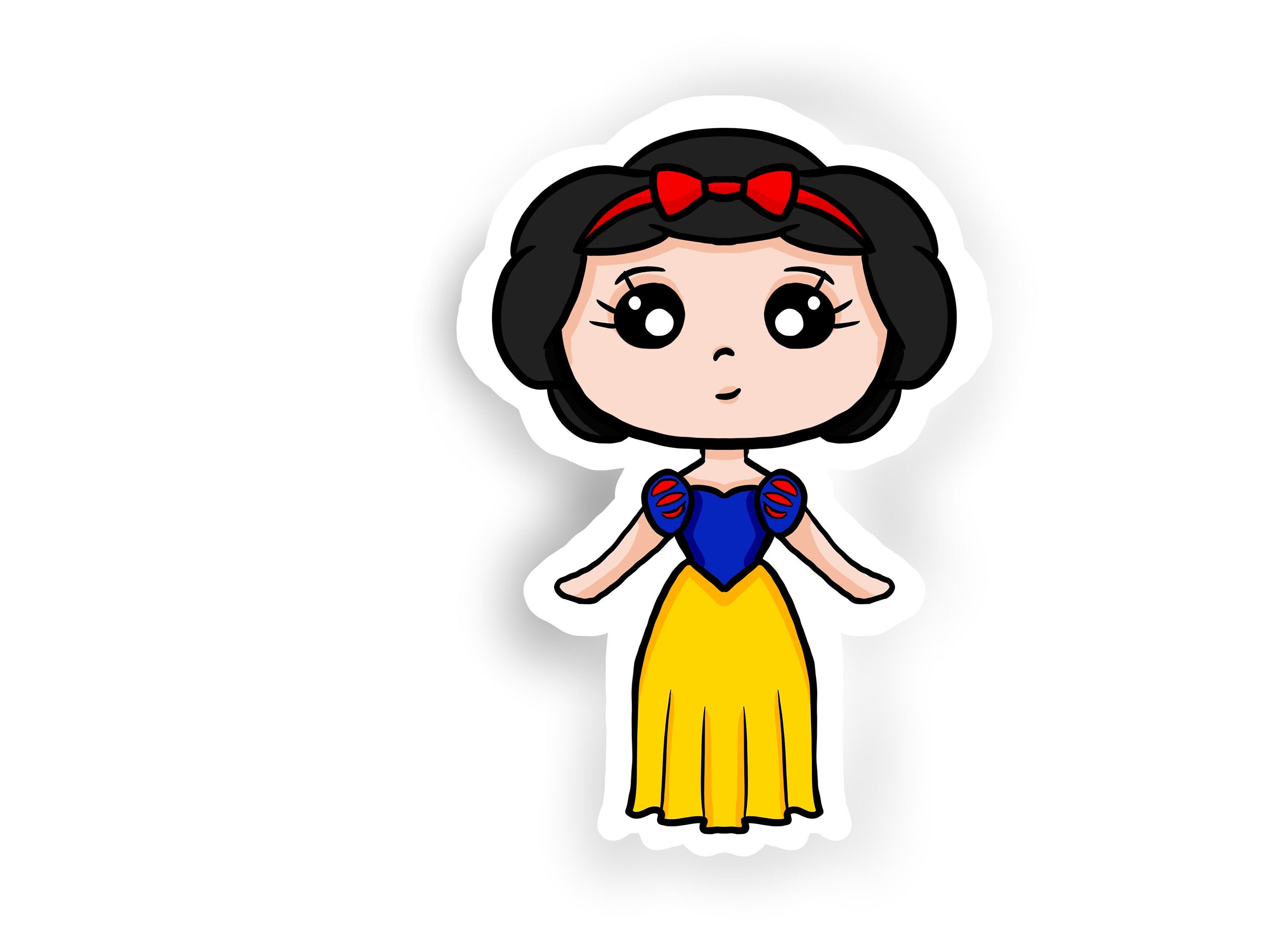 Disney Inspired Snow White Vinyl Sticker | Etsy