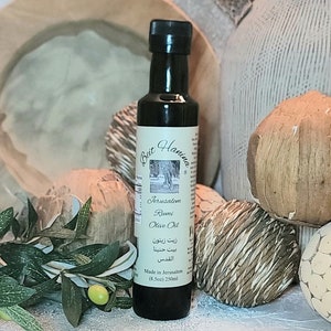 Aceite de oliva Beit hanina Jerusalén cosecha 2024/2025 prensado en frío crudo sin filtrar Virgen extra 8.5 oz