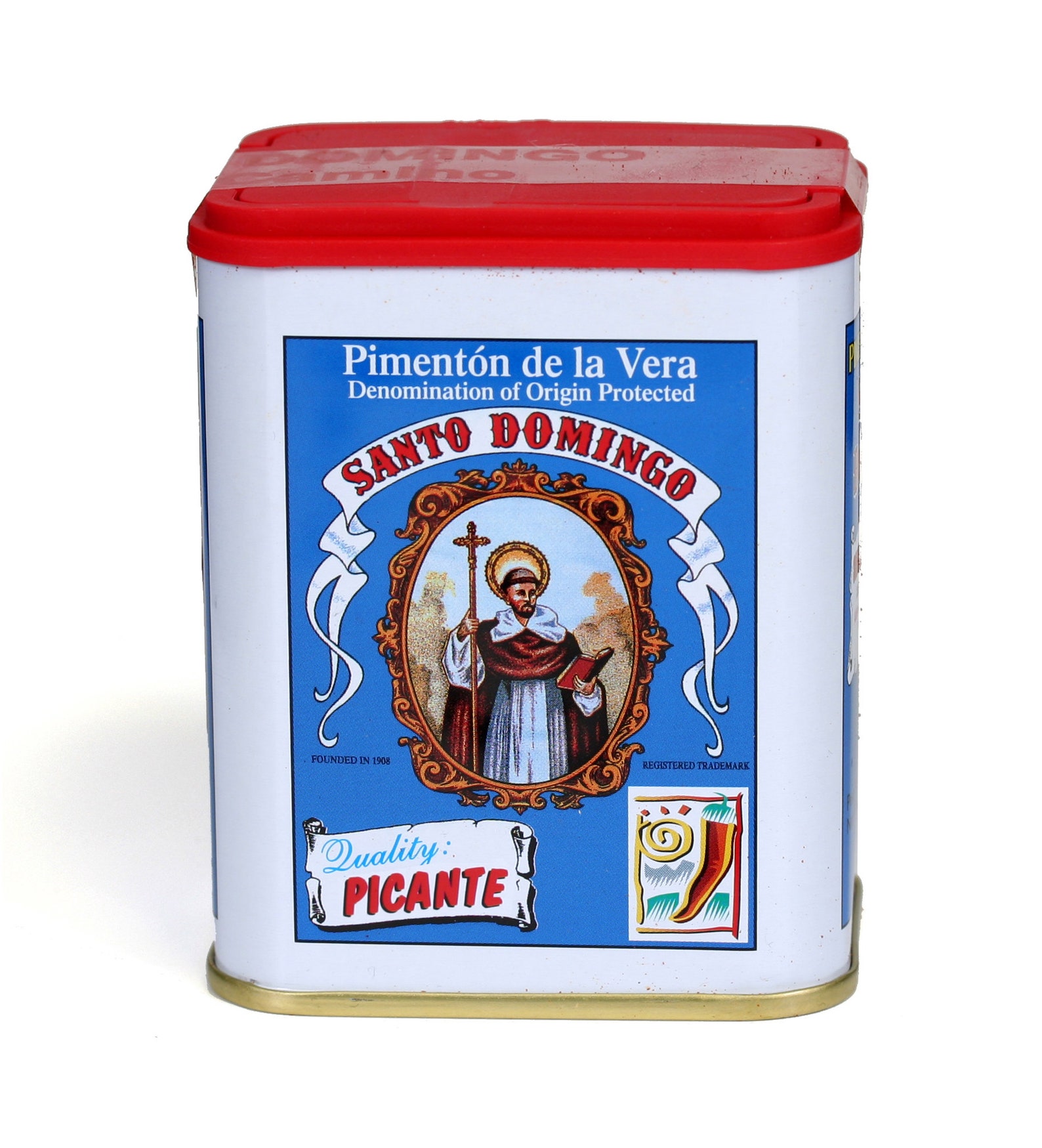 Santo Domingo Pimenton De La Vera Hot Smoked spain Tin Etsy