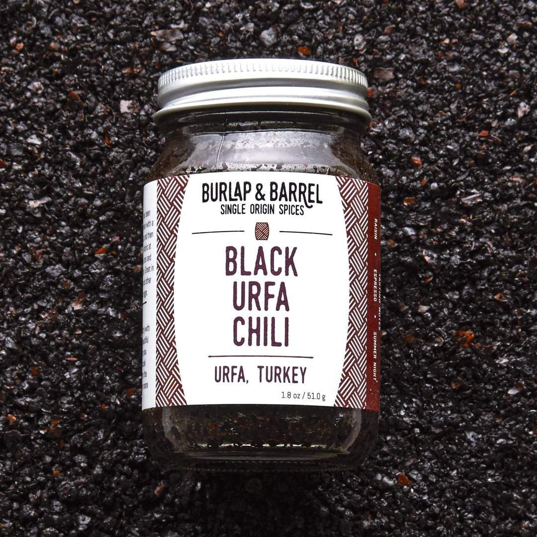 Burlap & Barrel Spice Estate Grown Black Urfa Chili Jar turkey Etsy