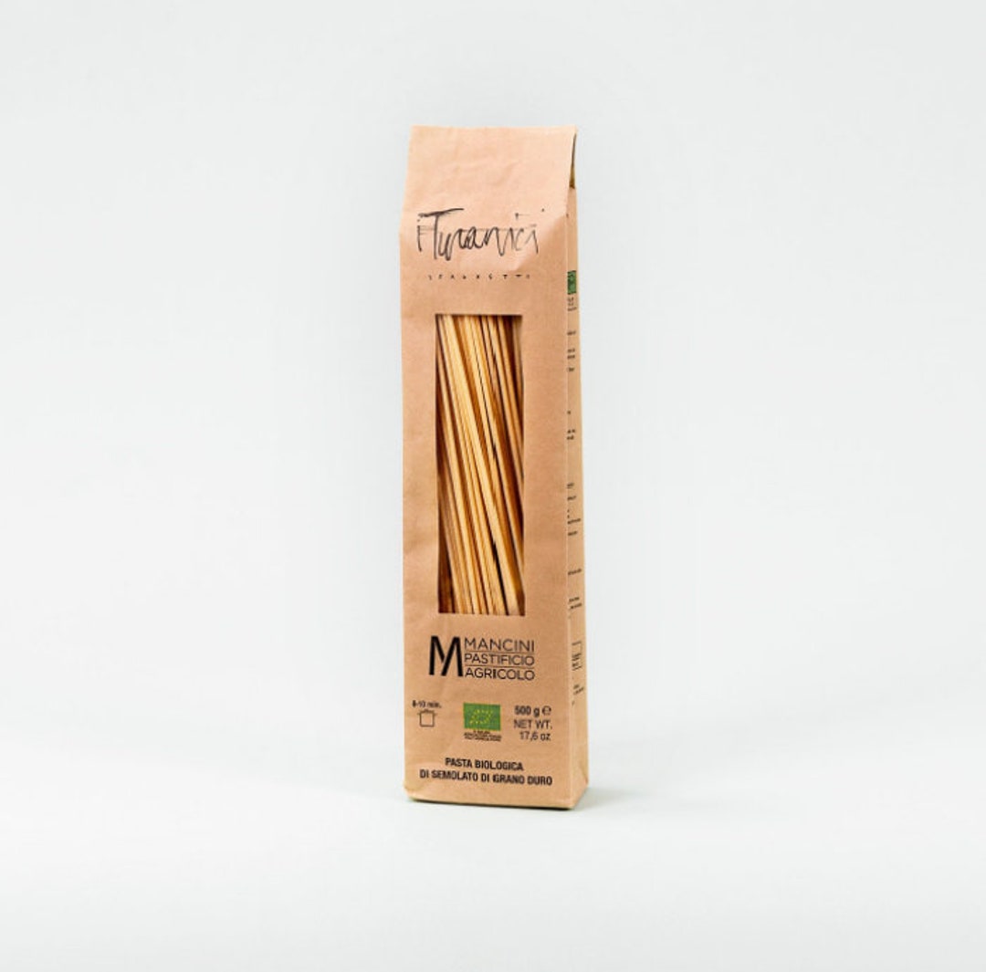 Mancini Spaghetti Turanici Organic Pasta Dried italy Etsy
