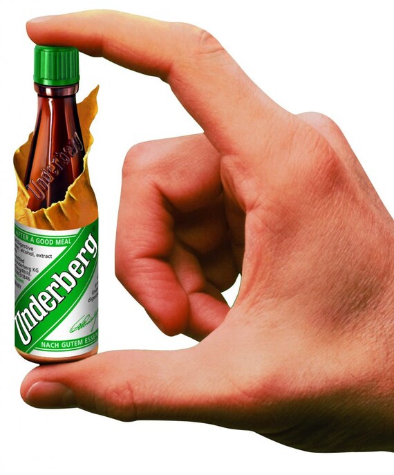 Underberg Herbal Bitters germany Mini Bottle Etsy