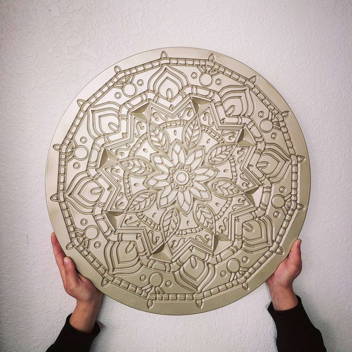 Beautiful Mandala Wall Hanging Wall Art Wood Carving Etsy