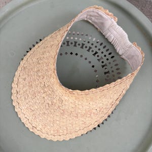 Palm Leaf Sun Visor - Etsy display picture 2