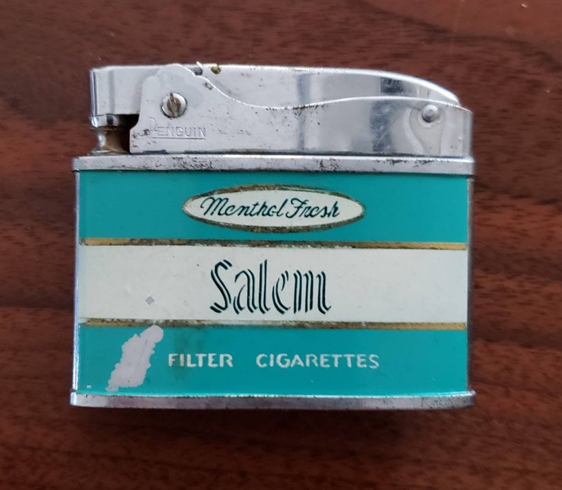 Salem Filter Cigarettes Menthol Fresh Vintage Lighter Etsy