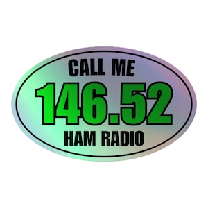 146.52 MHz Holographic stickers
