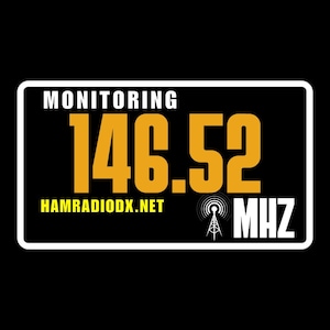Monitoring 146.520 MHz Sticker