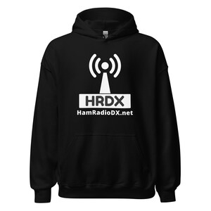 HRDX Unisex Hoodie - White Logo