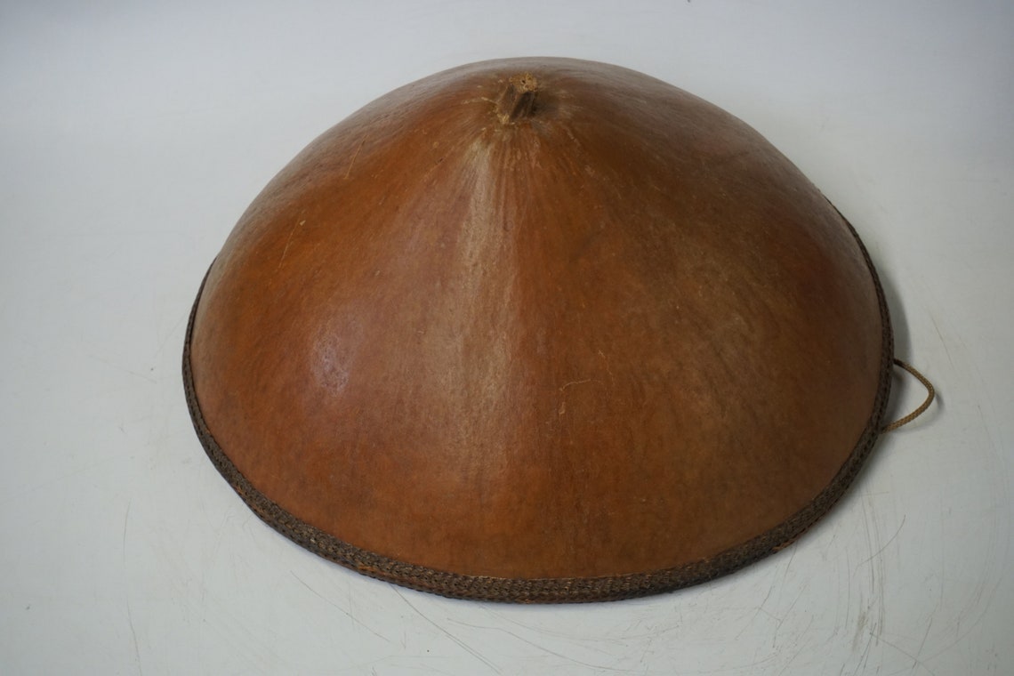Primitive Natural Gourd Hat Handcrafted From the Highlands of Etsy
