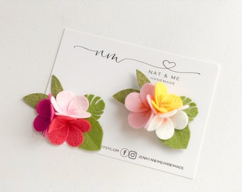 Plumeria hair clip, plumeria headband, Moana flower clip headband, Moana theme party, Hawaiian flower hair clip, tropical beach wedding