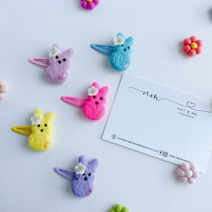 Easter hair clip, peep hair clip, bunny hair clip, Easter bunny hair clip/headband, Spring hair clip, Easter photo, Easter hair accessories