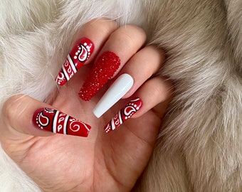 Bandana Nails | Etsy Bandana Nails | Etsy