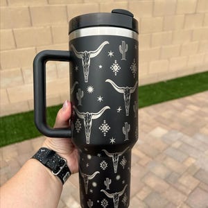 Copo Western Engraved de 40 onças