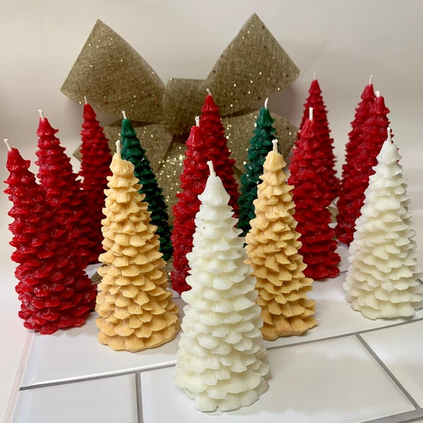 Tree pillar candles