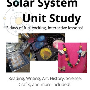 Solar System Unit Study, 3 days of Easy, Engaging, Interactive, Fun Lessons on the Solar System!