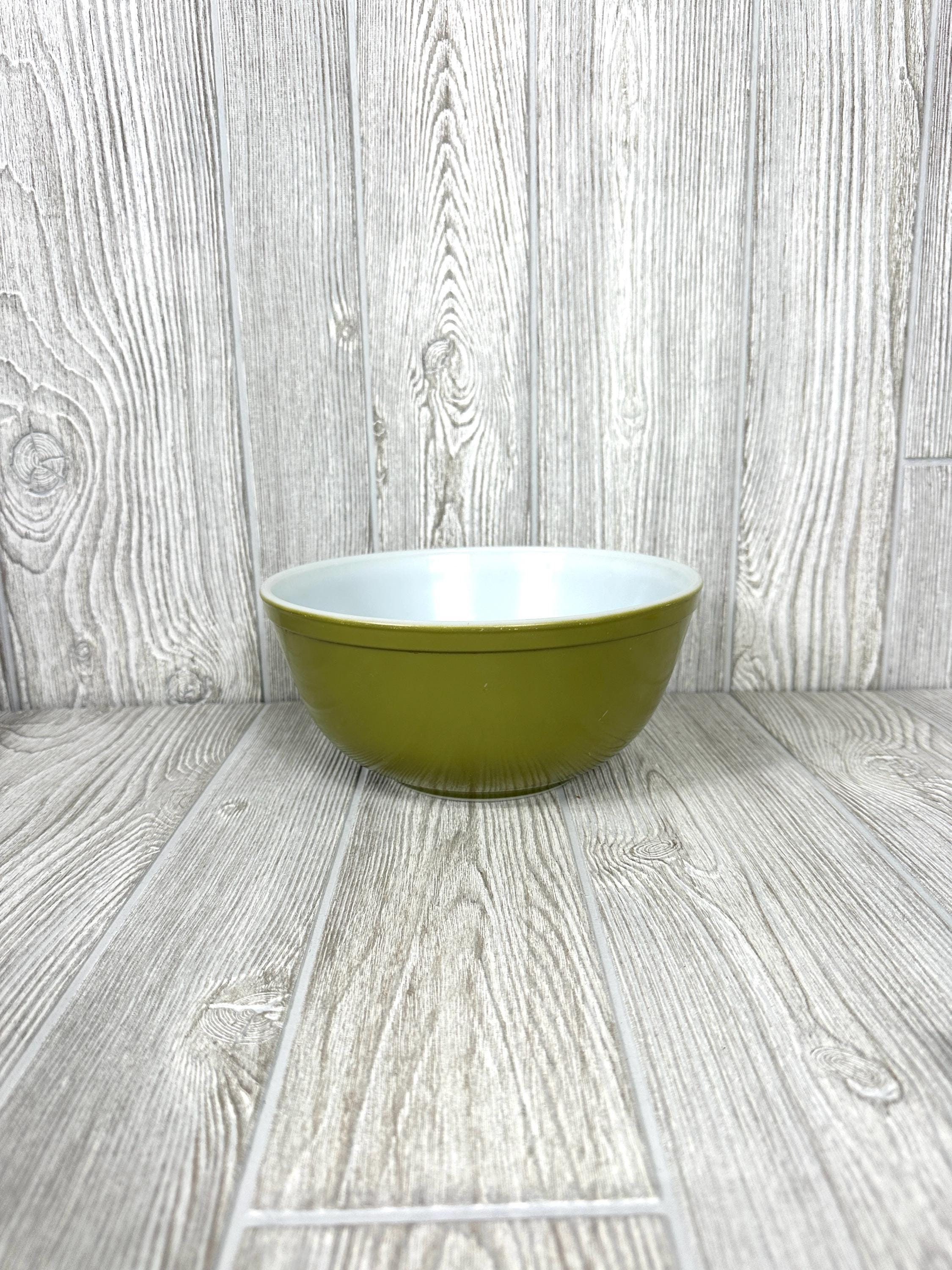 Vintage PYREX Avocado Green 40321 2 QT USA Nesting Mixing Bowl, Mid ...