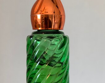 Vintage AVON Christmas Candle Cologne Perfume EMPTY Bottle 1