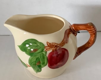 Vintage Franciscan Apple Creamer, American Backstamp, Red Apples, Franciscan Apple Replacement, Farmhouse, Cottage, Cabin, Mid Century, USA