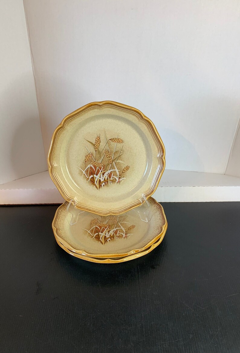 Vintage Mikasa Granola Dinner Plate Whole Wheat E8001 Wheat Etsy