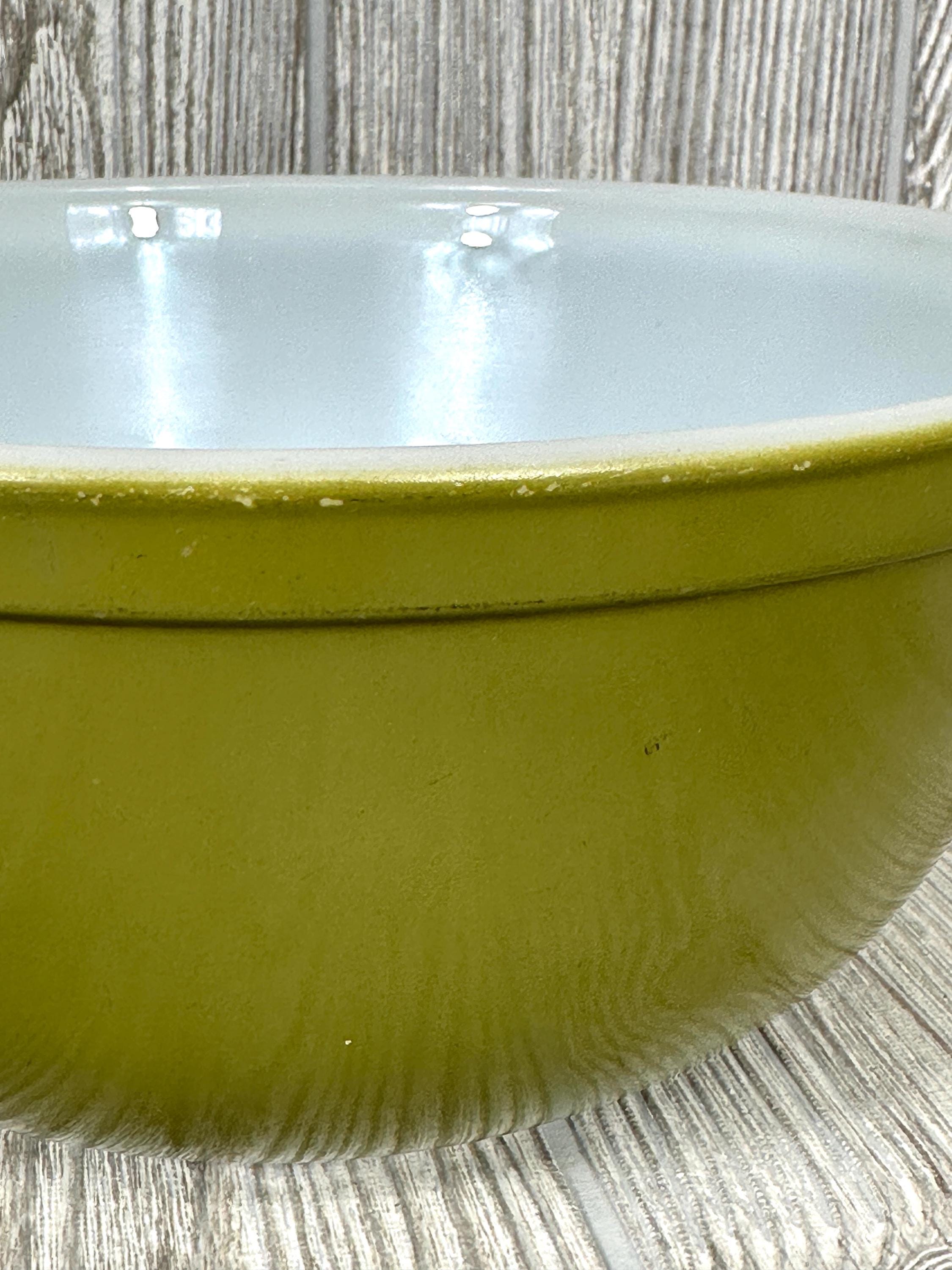 Vintage PYREX Avocado Green 40321 2 QT USA Nesting Mixing Bowl, Mid ...