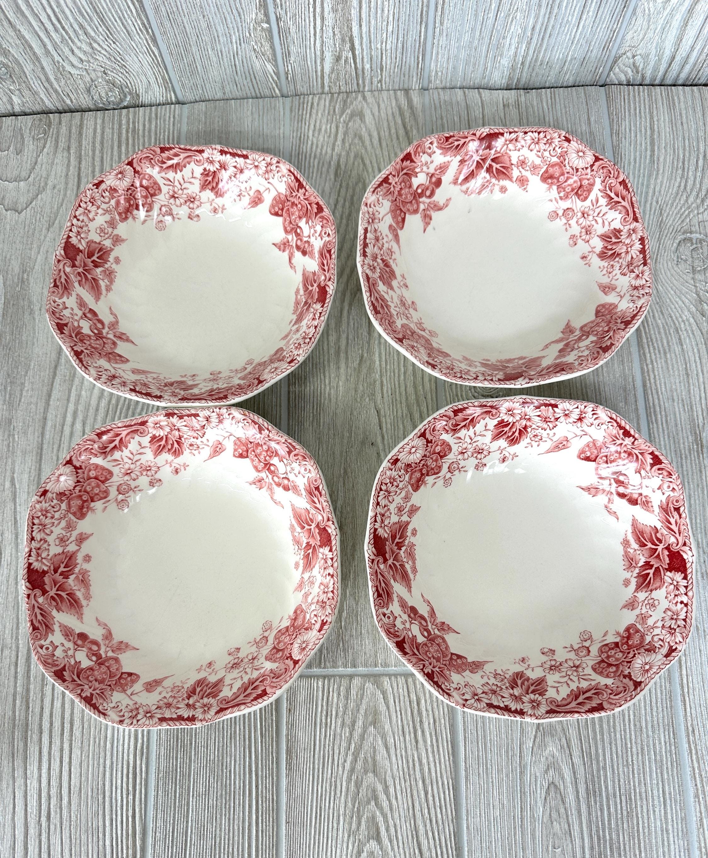 Johnson Brothers Strawberry Fair Plate - Etsy