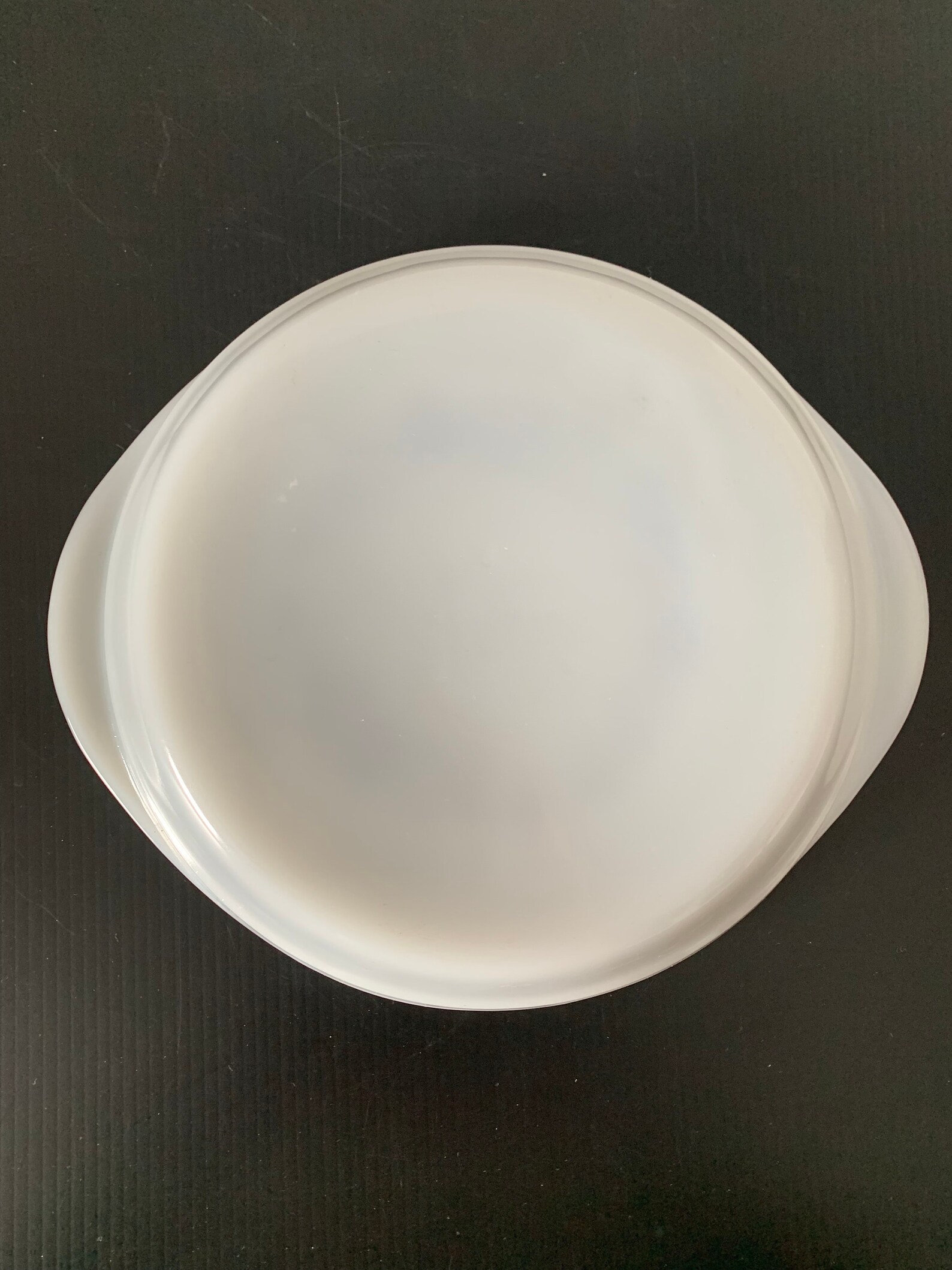 Vintage Vitrocrisa VRI1 Round Milk Glass Pie Pan Dish Etsy