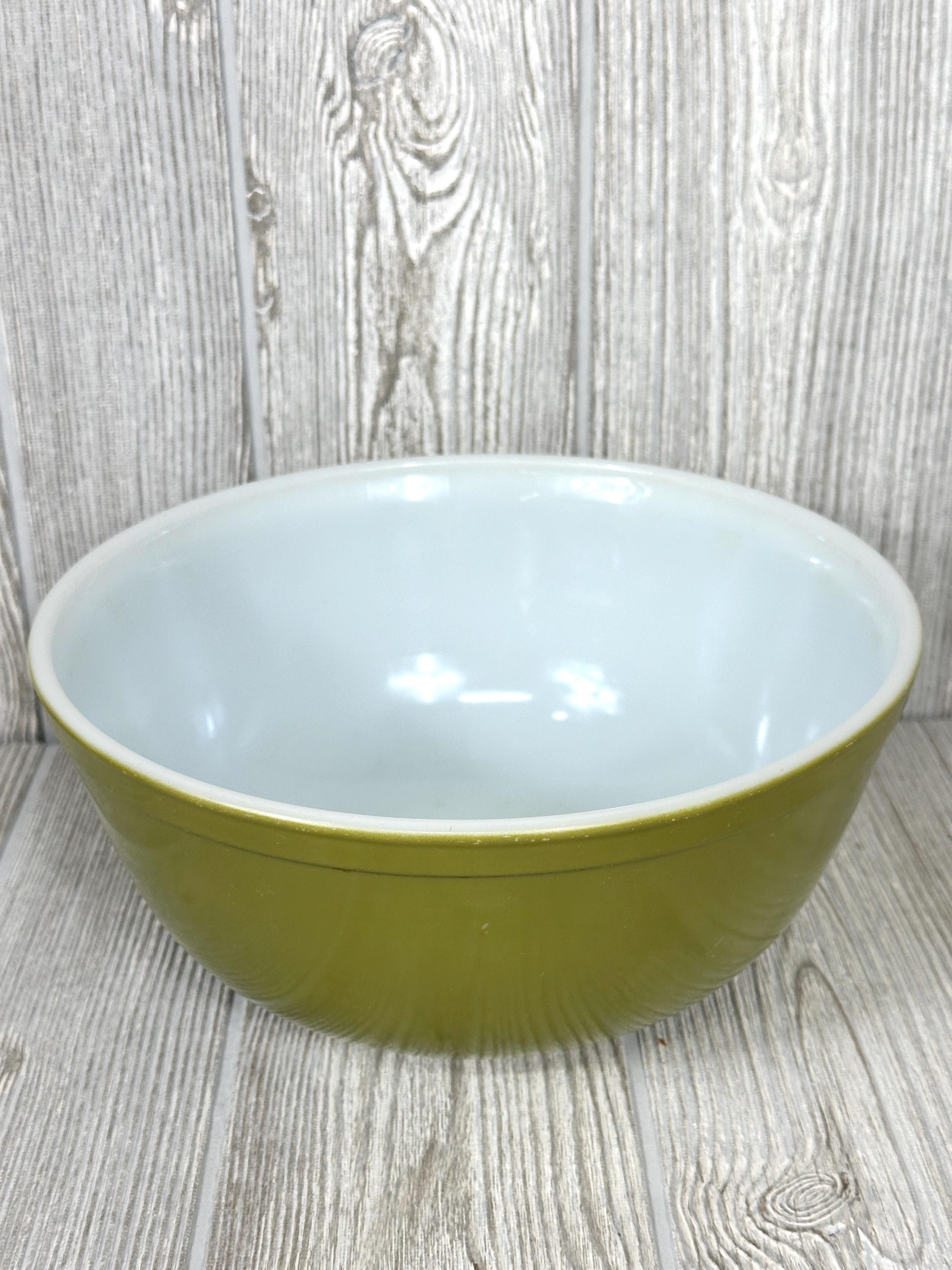 Vintage PYREX Avocado Green 40321 2 QT USA Nesting Mixing Bowl, Mid ...