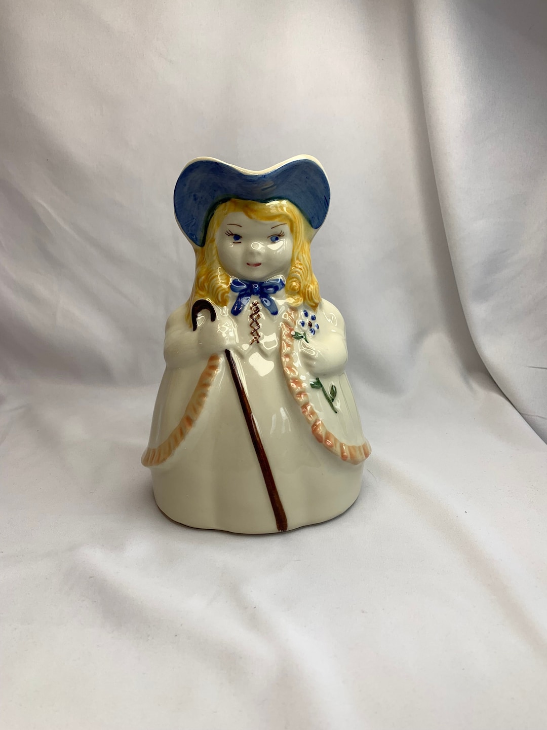 Vintage 1940's Shawnee Bo Peep Ceramic Jug Pitcher, Little Bo Peep ...