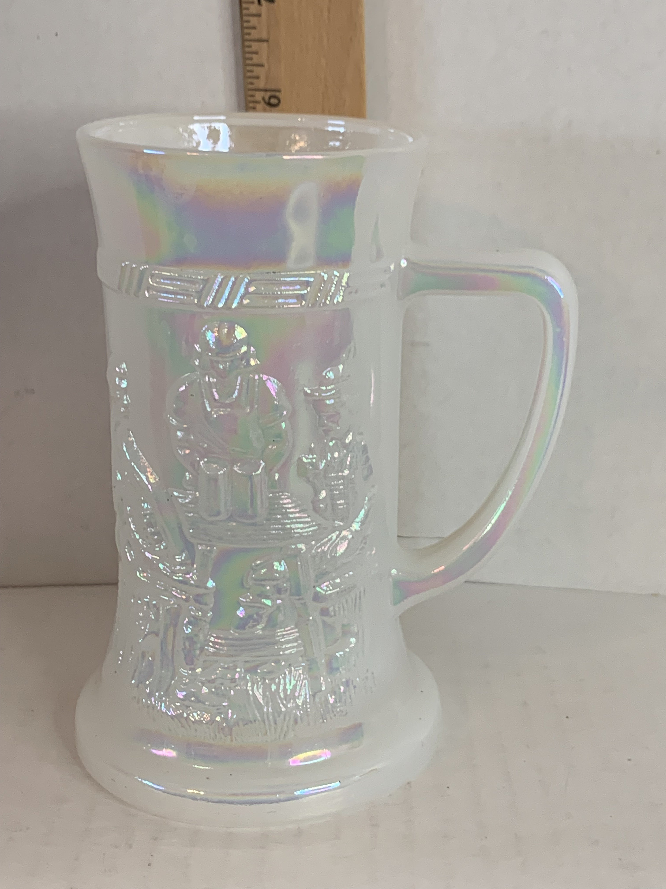 Vintage Federal Glass Moonglow Iridescent Carnival Glass