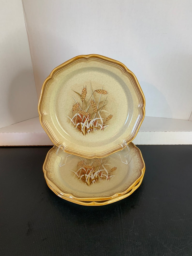 Vintage Mikasa Granola Dinner Plate Whole Wheat E8001 Wheat Etsy