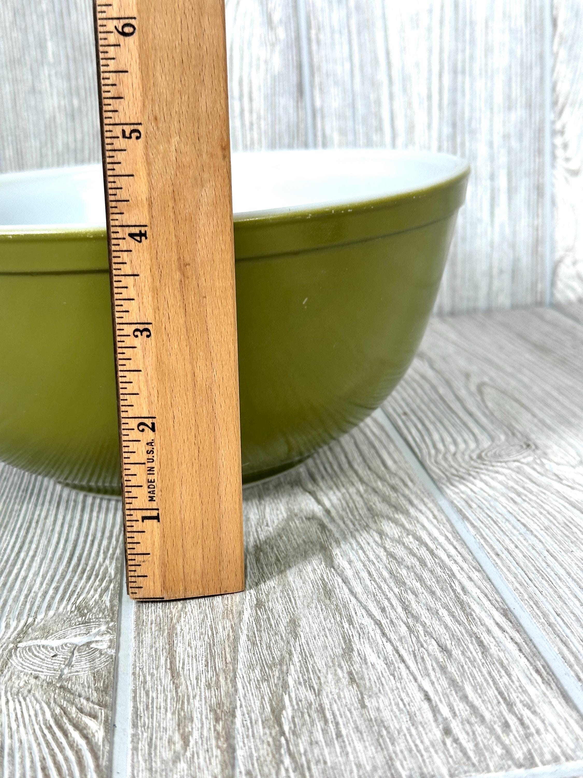 Vintage PYREX Avocado Green 40321 2 QT USA Nesting Mixing Bowl, Mid ...