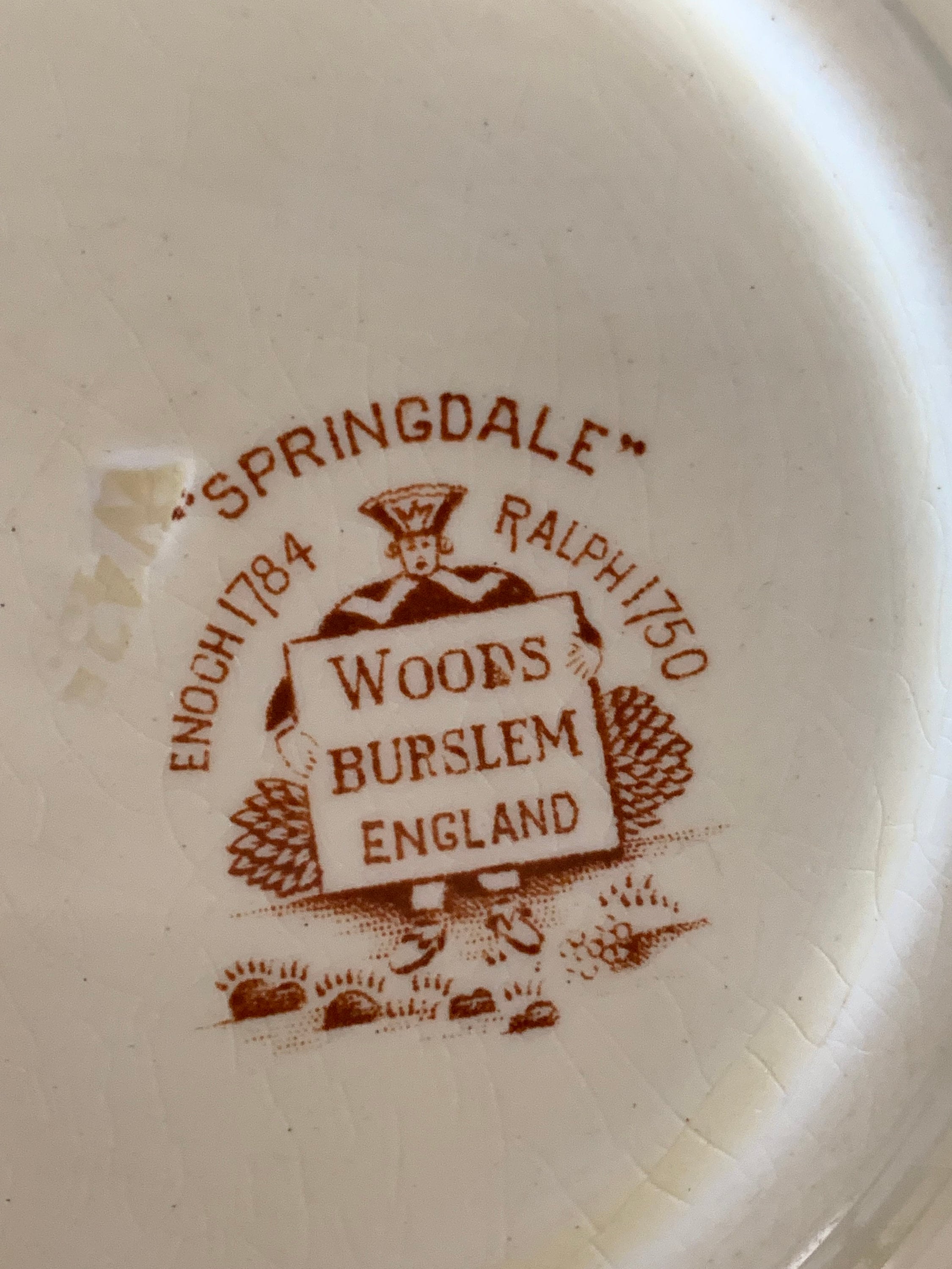 Vintage Woods Burslem Springdale Vegetable Serving Bowl Vintage Woods Burslem Springdale Vegetable Serving Bowl