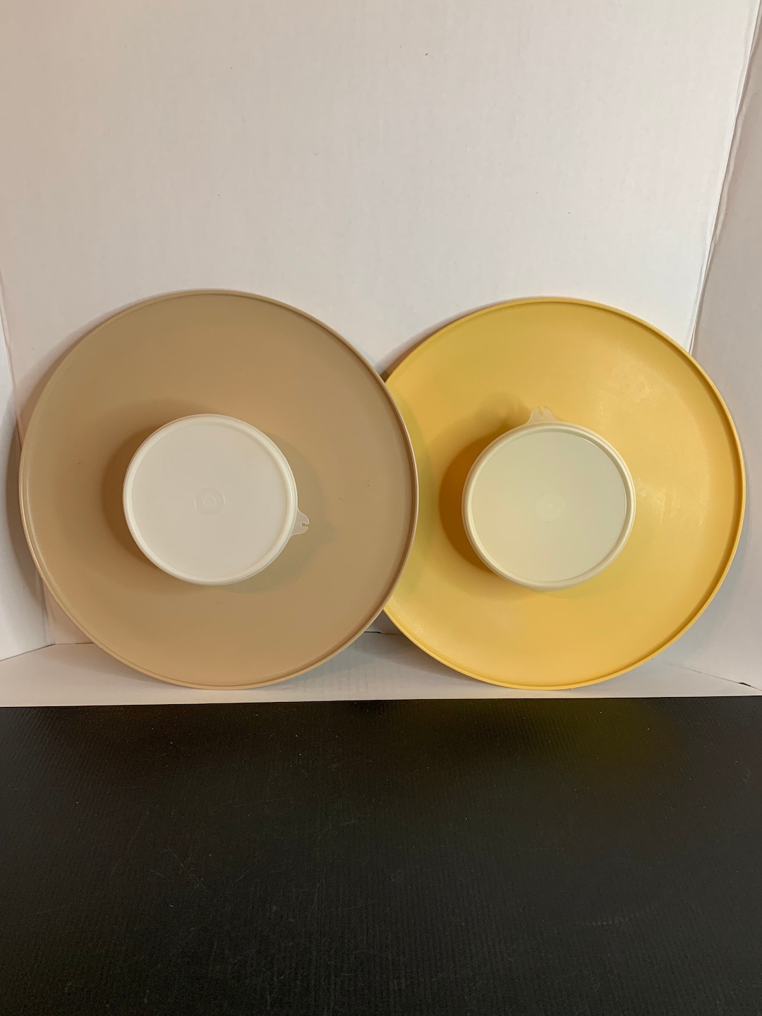 Vintage Tupperware 3-piece Chip and Dip Set With Tupper Seal Lid ...