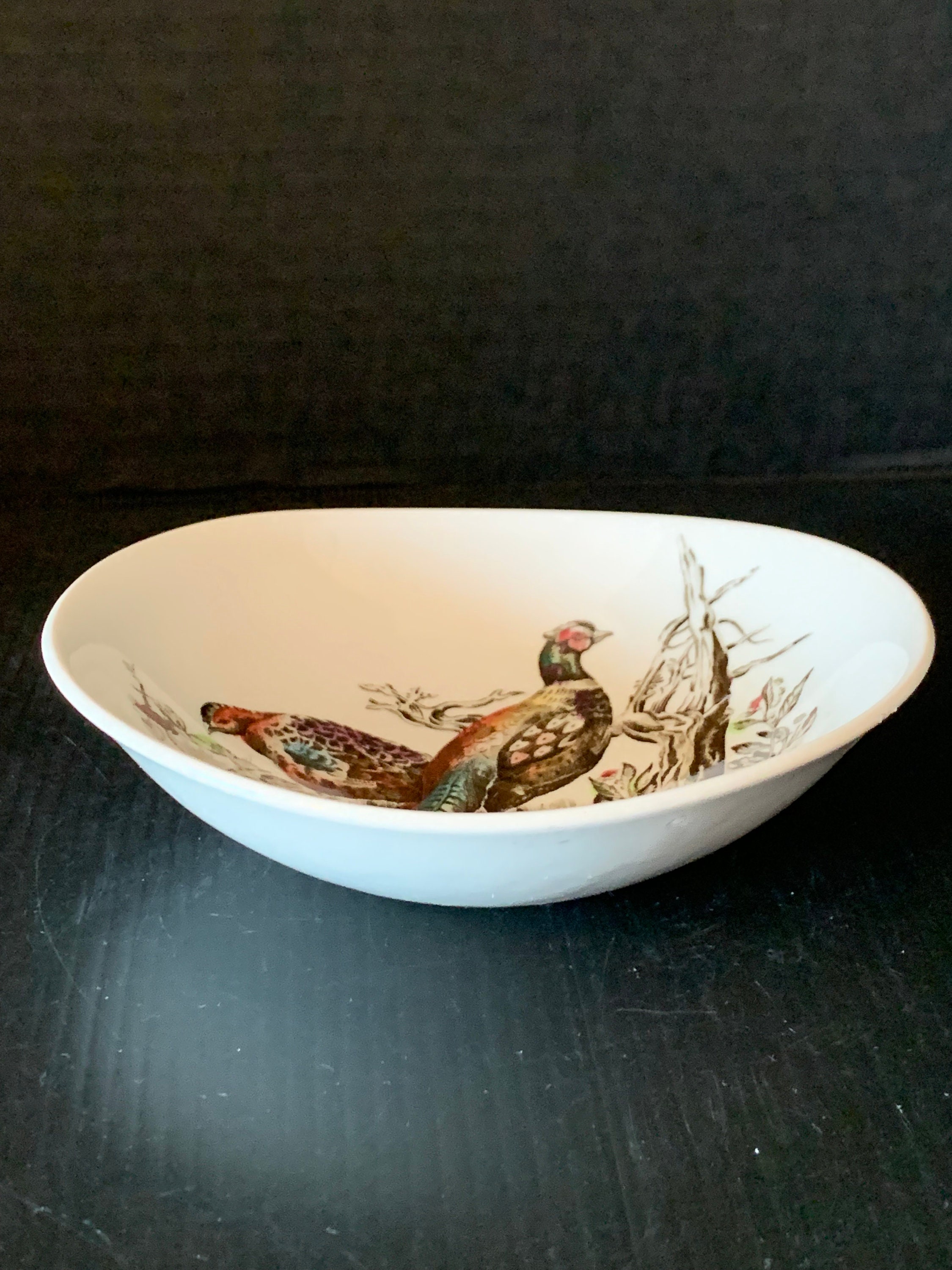 Vintage Johnson Brothers Game Birds Cream Oval Fruit/dessert Etsy
