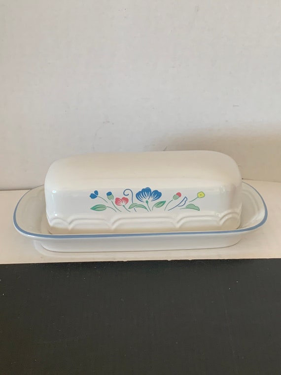 Butter Dishes Dining & Serving Vintage Hearthside Floral Expressions