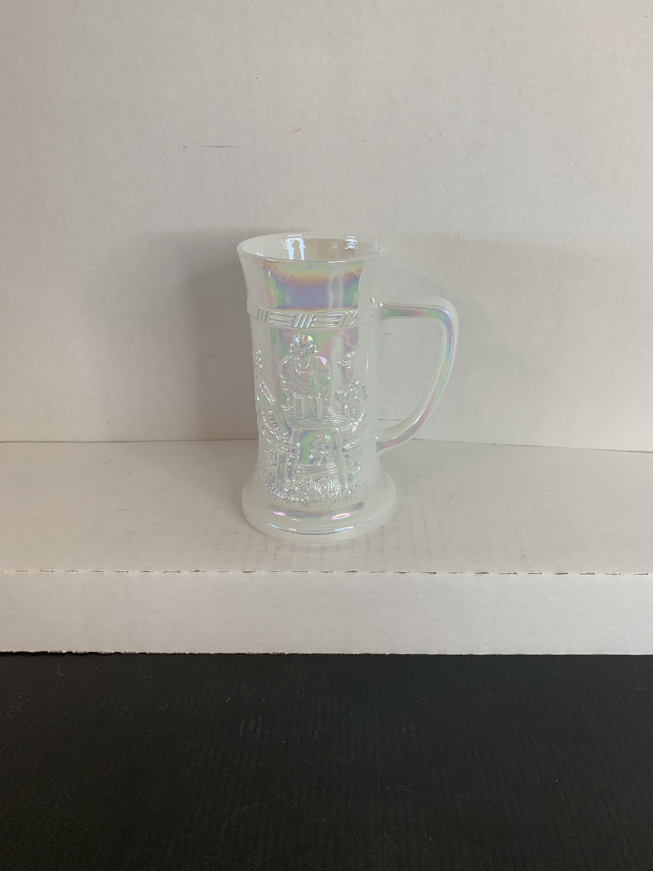 Vintage Federal Glass Moonglow Iridescent Carnival Glass