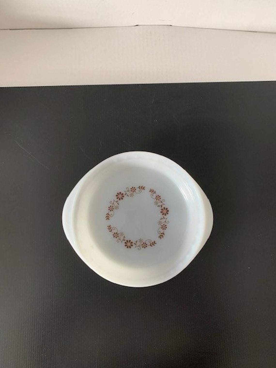 Vintage Vitrocrisa VRI1 Round Milk Glass Pie Pan Dish Etsy