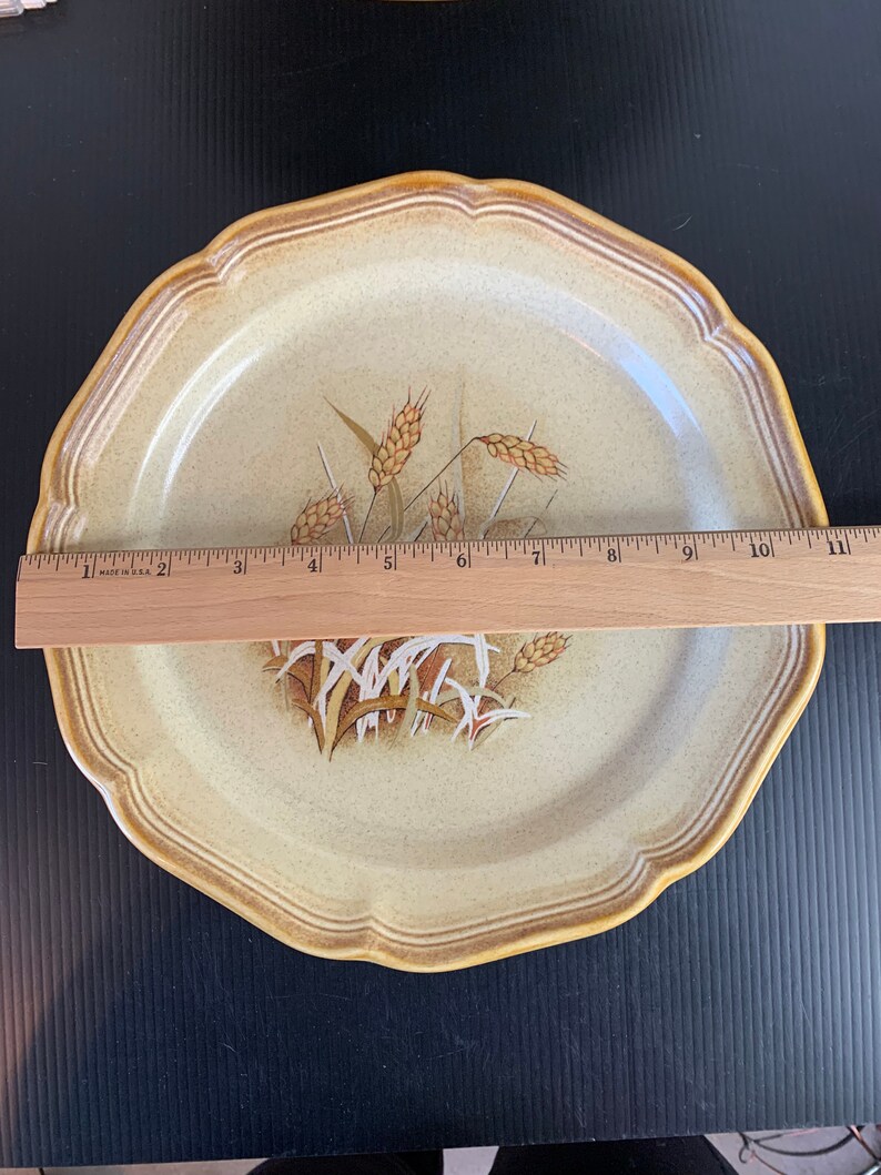 Vintage Mikasa Granola Dinner Plate Whole Wheat E8001 Wheat Etsy