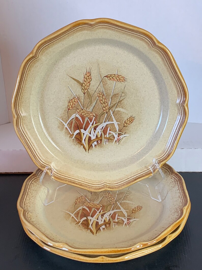 Vintage Mikasa Granola Dinner Plate Whole Wheat E8001 Wheat Etsy
