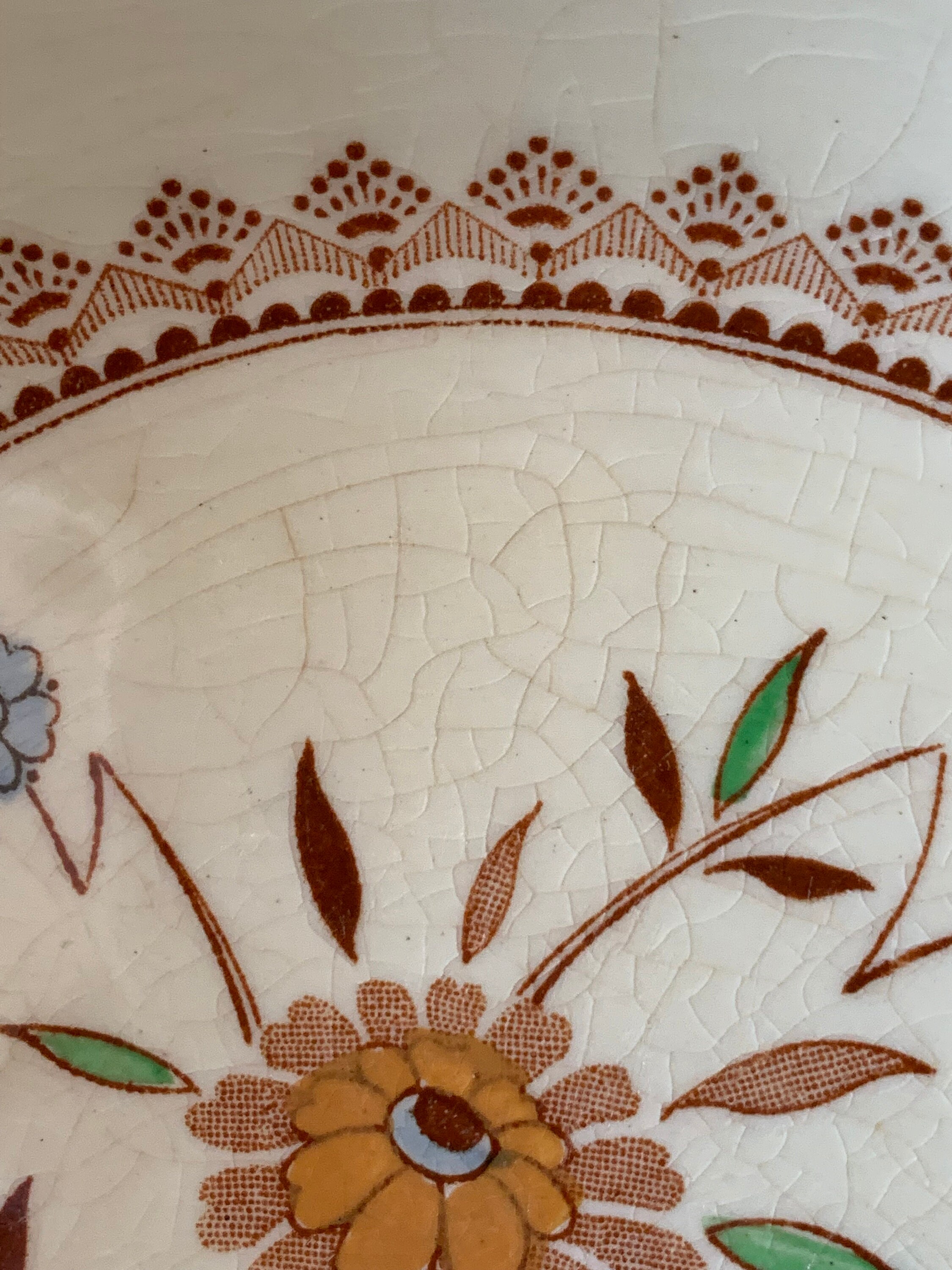 WOODS BURSLEM  ENGRAND SPRINGDALE プレート 3 Wood Burslem Springdale Square Ironstone Bread Plates