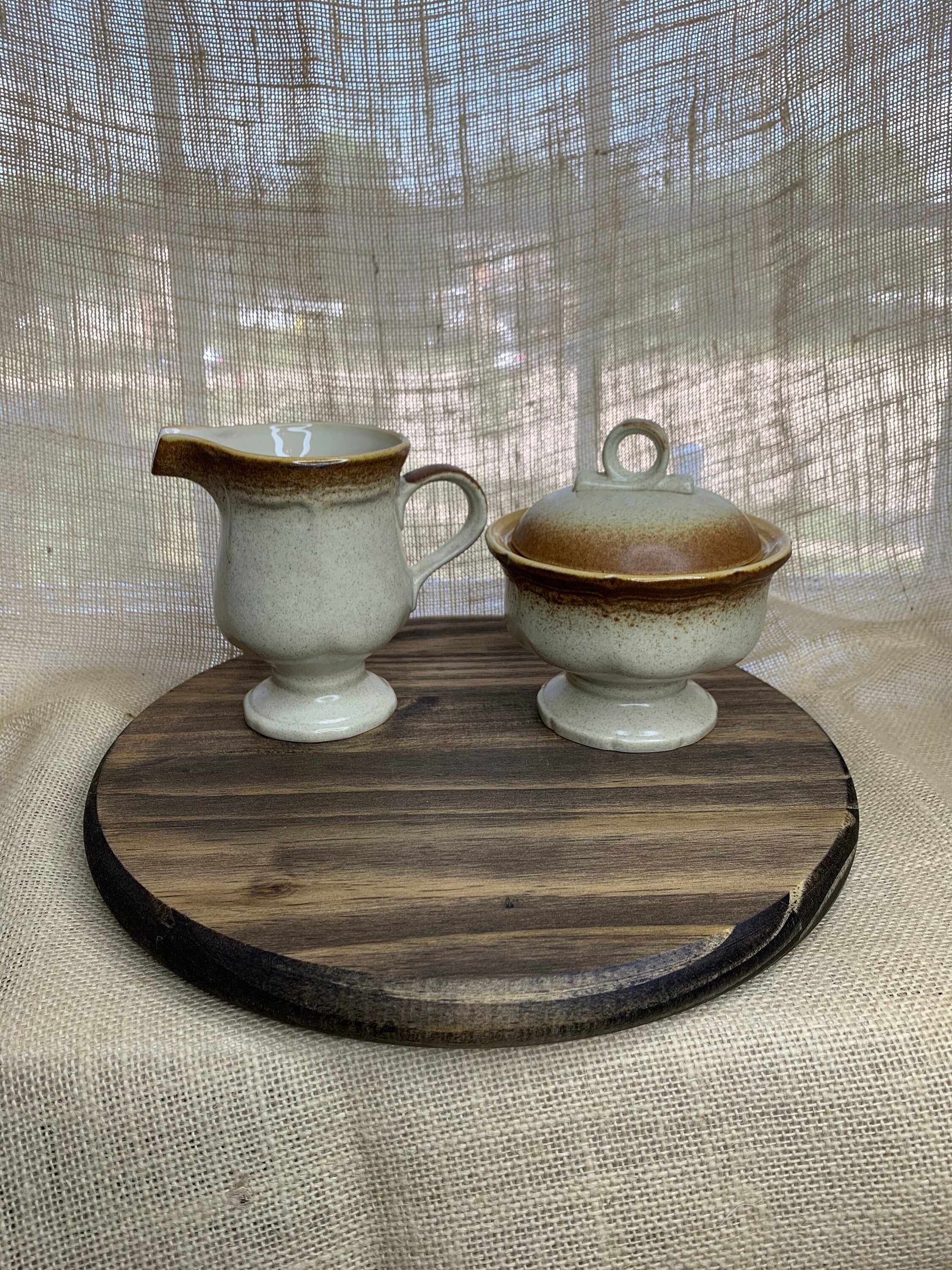 Kitchen & Dining Dining & Serving Vintage Mikasa Stoneware Sugar and