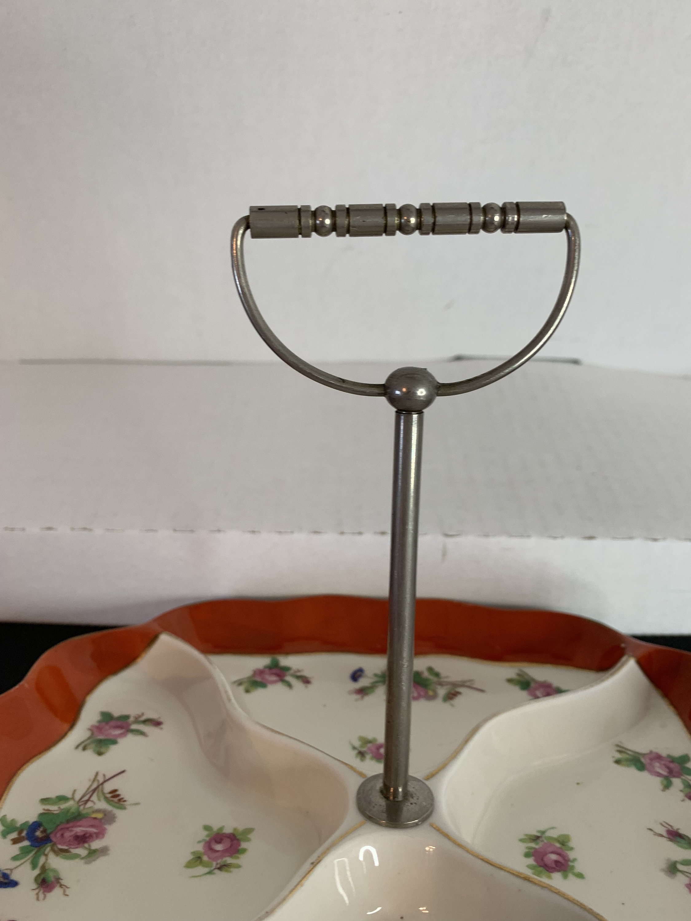 【Watson & Gillott】透かしのティーサービス 5点　トレー Watson & Gillott】透かしのティーサービス 5点 トレー Takito Double