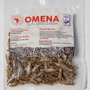 Natural Sun-Dried Fish/Anchovy 100g-200g from Lake Victoria Silver Cyprinid Omena/Dagaa Vacuum Sealed for Freshness and Long Shelf Life image 3