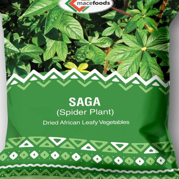 Natural Sun Dried Vegetables 50g, Saga/Dek/Spider Plant