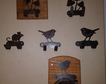 Welsh Made Tool Holder: Gardener Gift, Animal Design Coat Hook